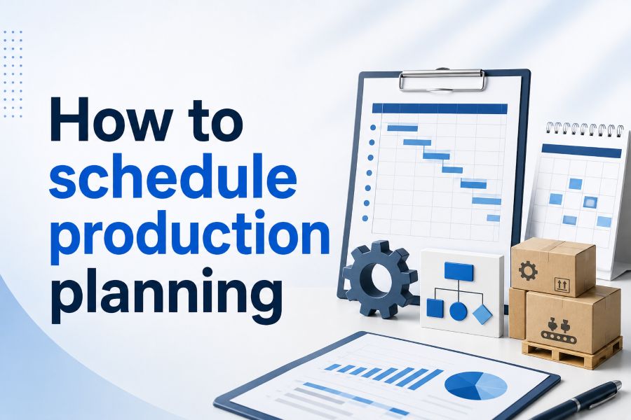 How to schedule production planning